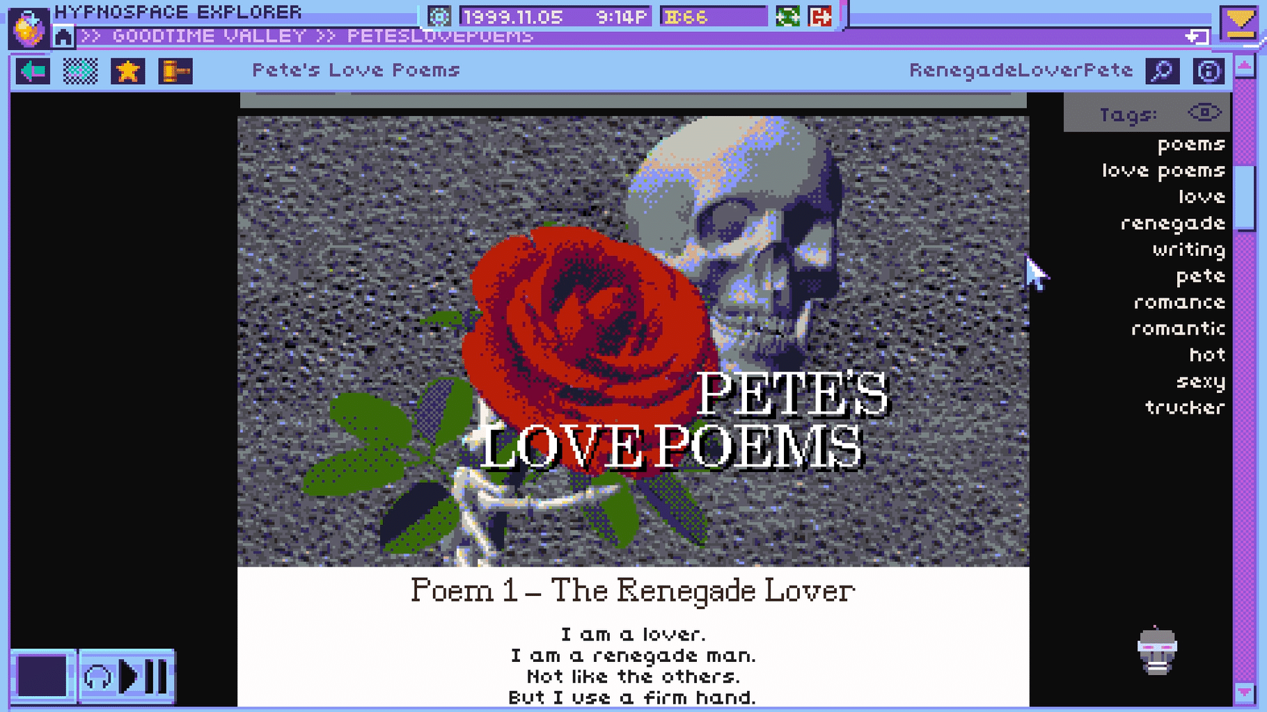 Hypnospace Outlaw screenshot