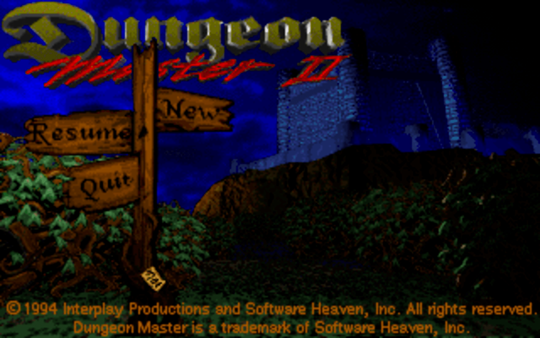 Dungeon Master II: The Legend of Skullkeep screenshot