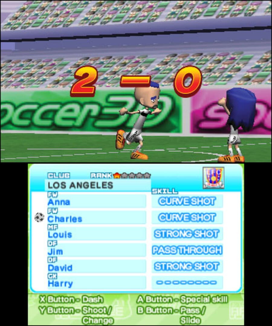 Captura de pantalla - Arc Style: Soccer!! 3D