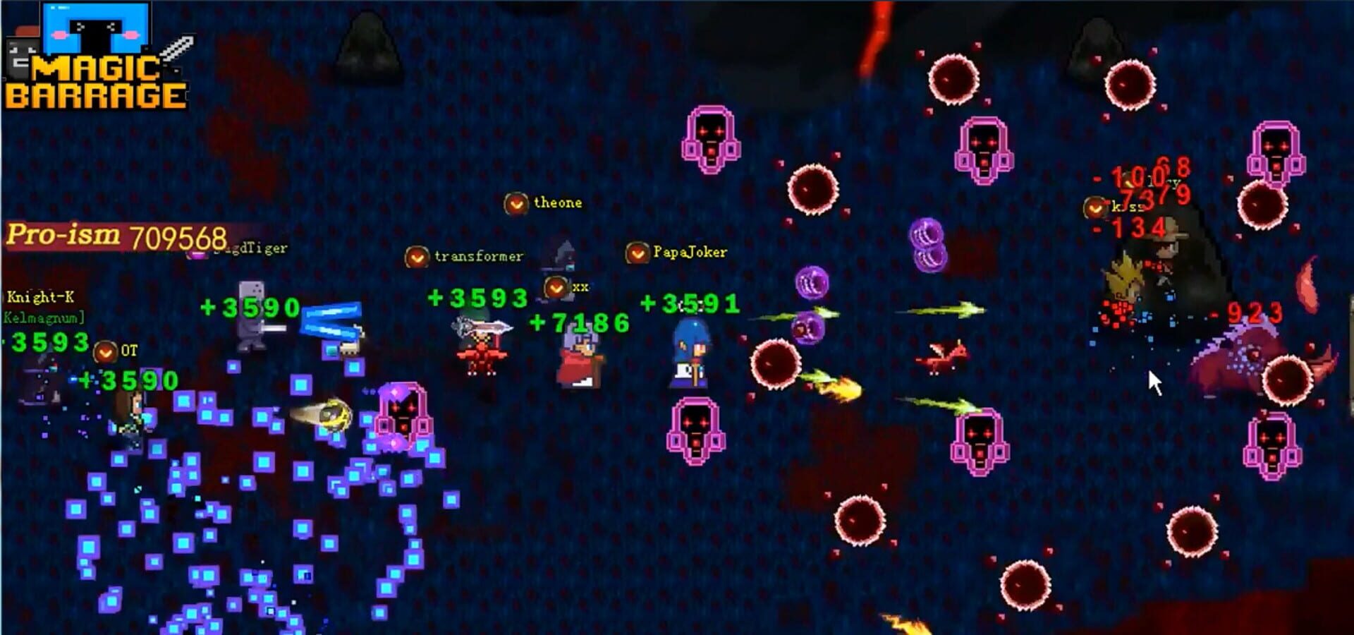 Magic Barrage - Bitferno - Screenshot