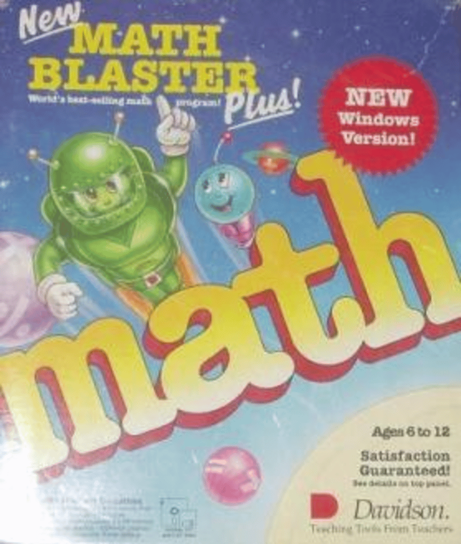 New Math Blaster Plus! Cover