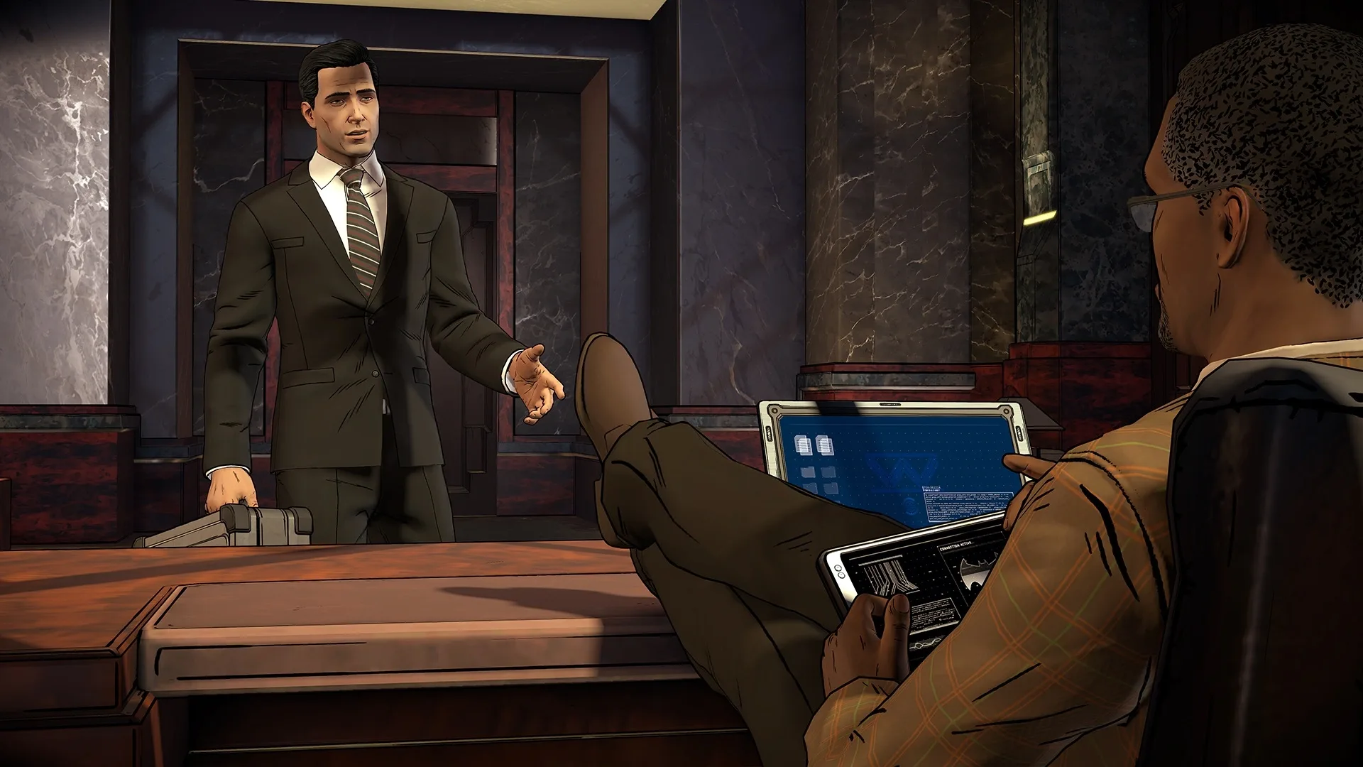 Captura de pantalla - Batman: The Enemy Within - Episode 1: The Enigma