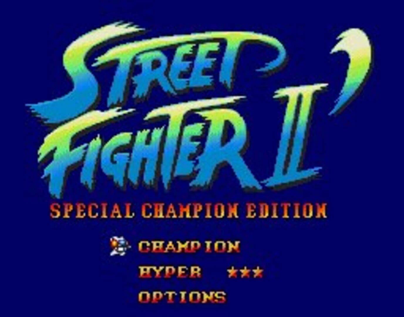 Captura de pantalla - Street Fighter II: Special Champion Edition