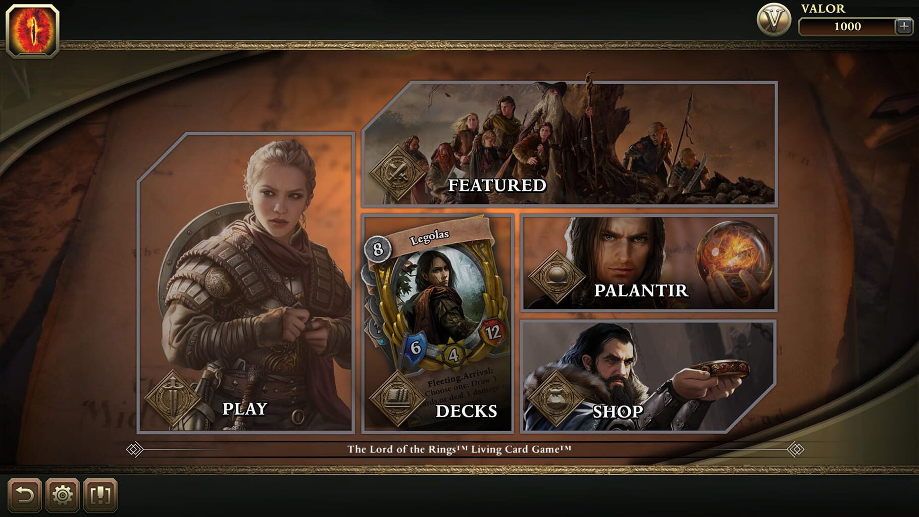 Captura de pantalla - The Lord of the Rings: Adventure Card Game
