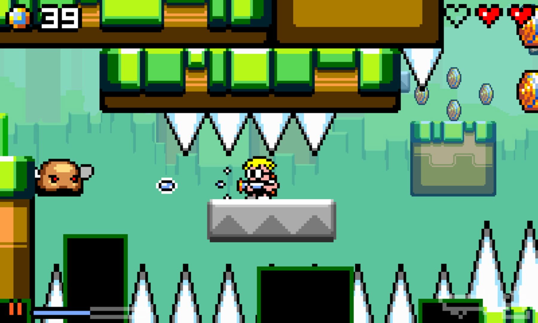 Captura de pantalla - Mutant Mudds Super Challenge