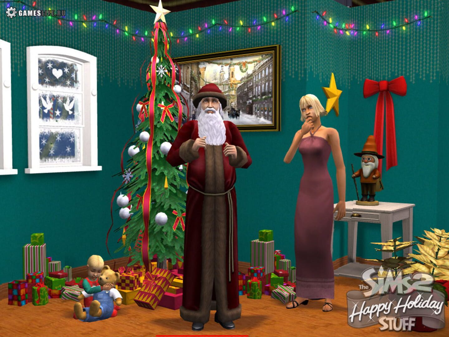 Captura de pantalla - The Sims 2: Happy Holiday Pack