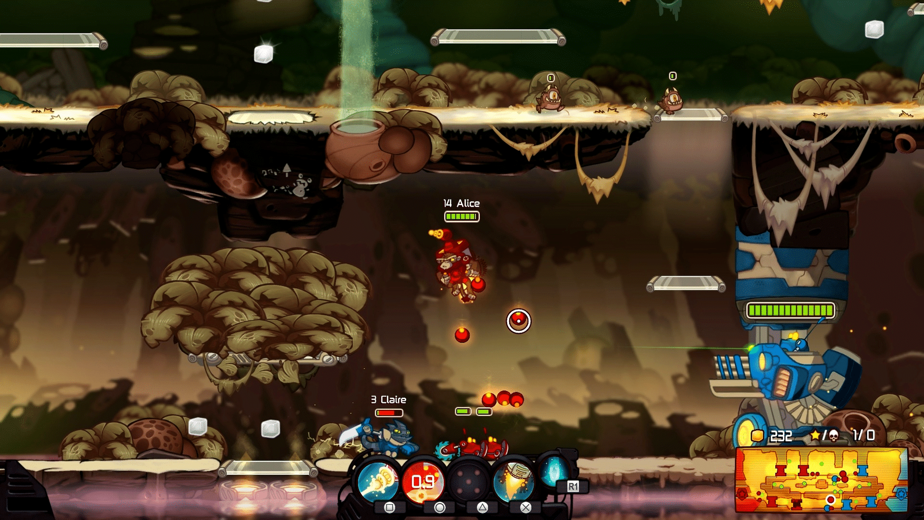 Awesomenauts Assemble! screenshot