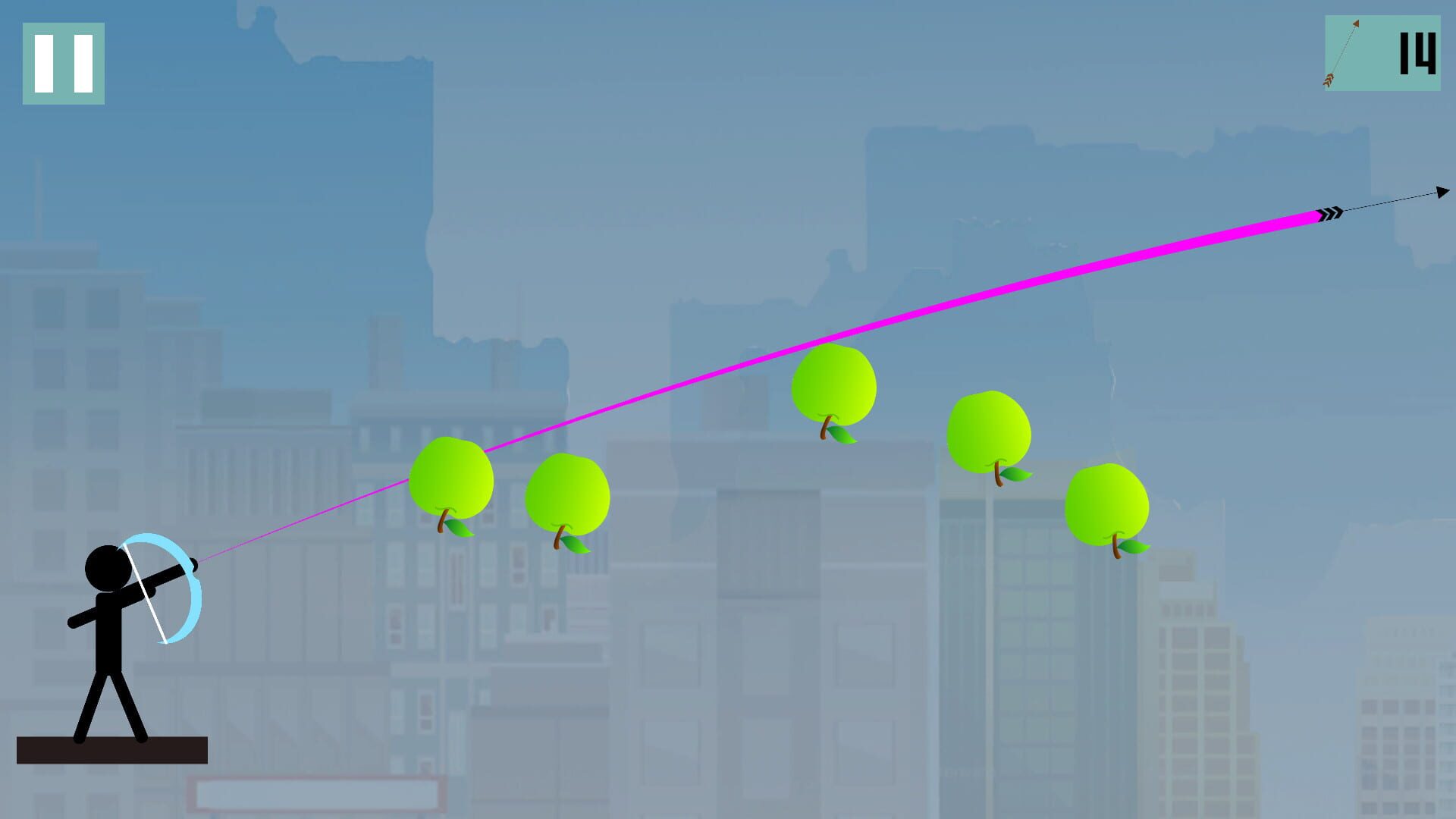 Stickman - Killer of Apples - Screenshot