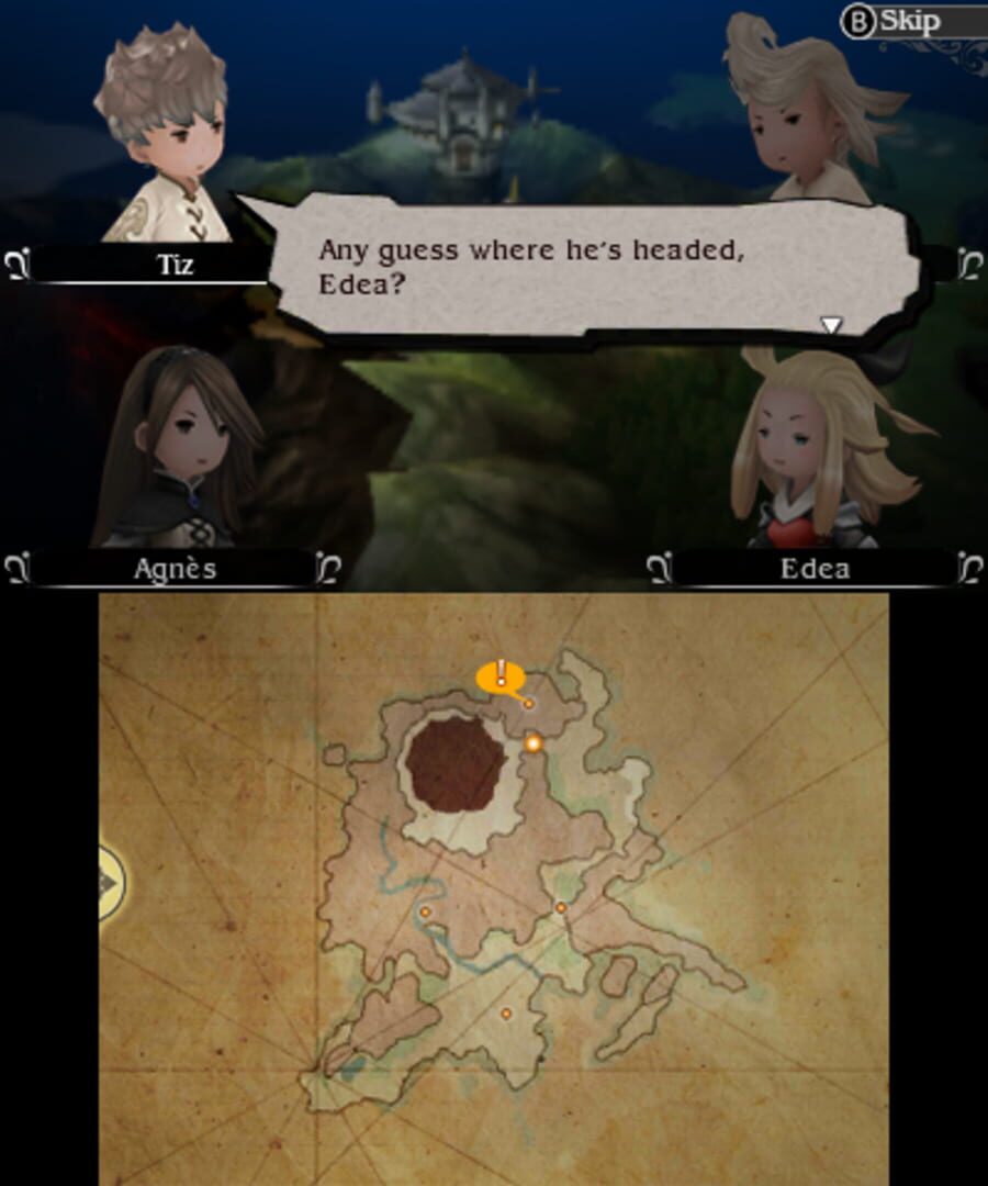 Captura de pantalla - Bravely Default