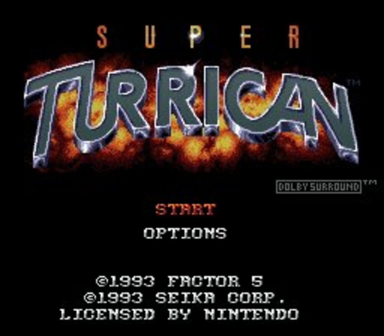 Captura de pantalla - Super Turrican