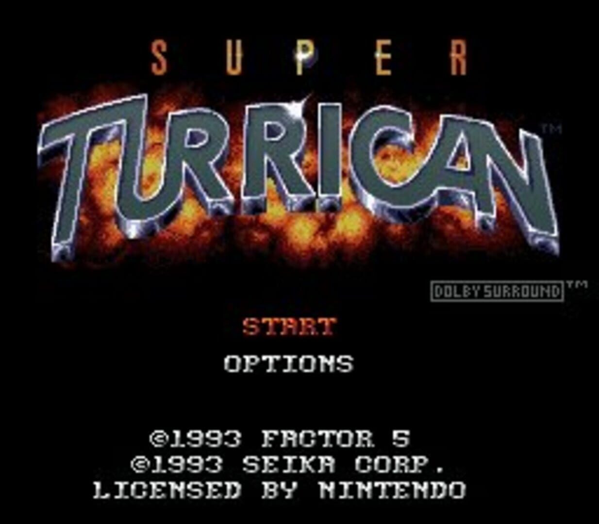 Super Turrican screenshot