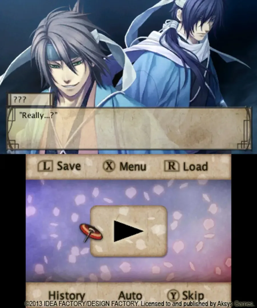 Captura de pantalla - Hakuoki: Memories of the Shinsengumi