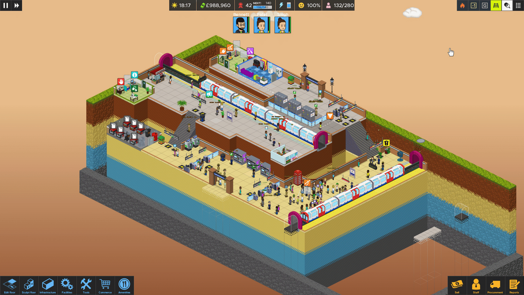 Overcrowd: A Commute 'Em Up screenshot