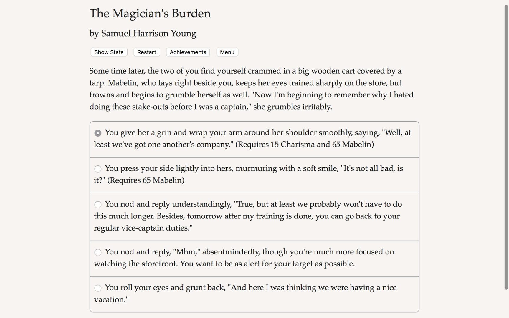 The Magician's Burden - Screenshot
