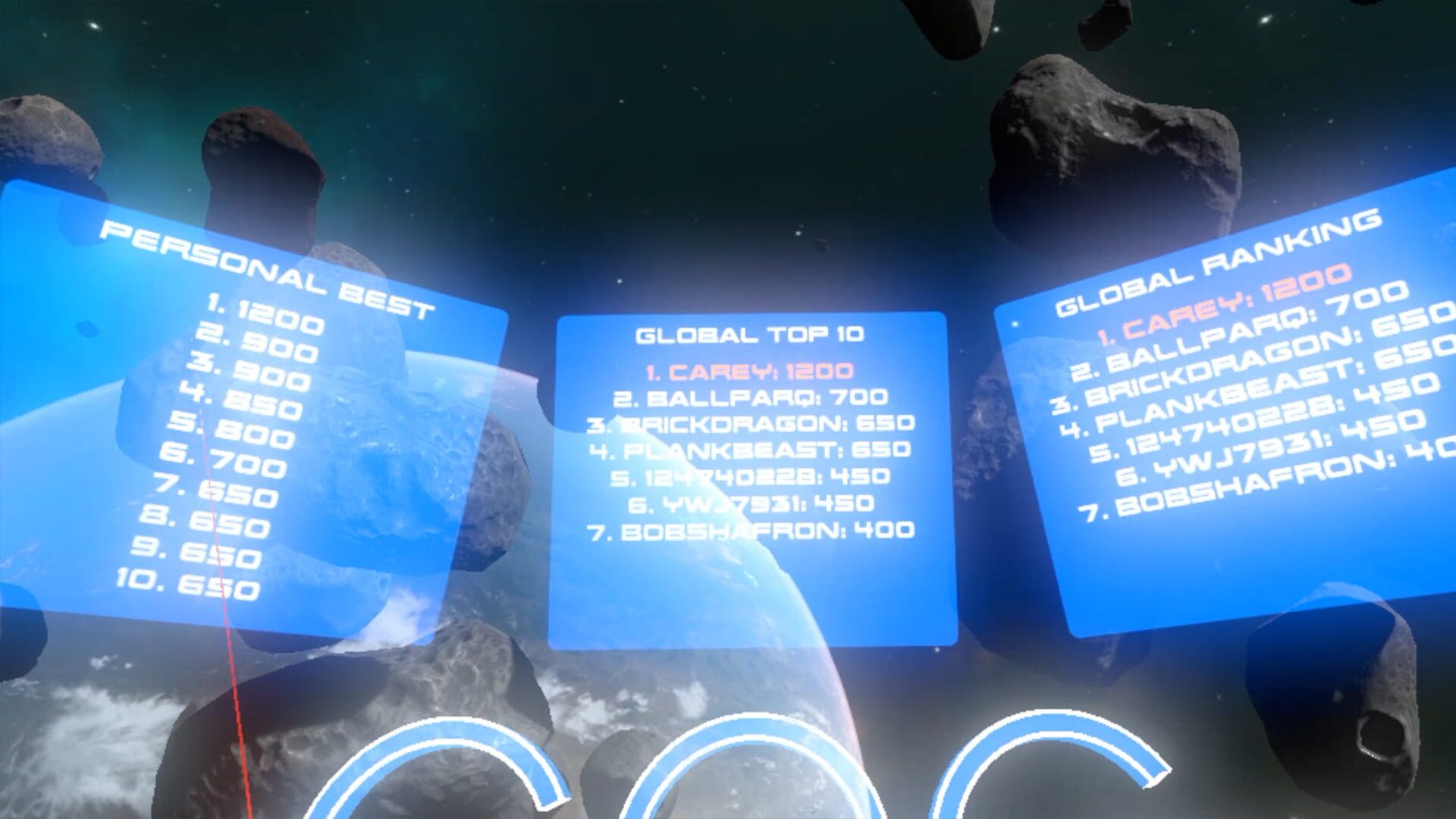 Center of Gravity - Screenshot
