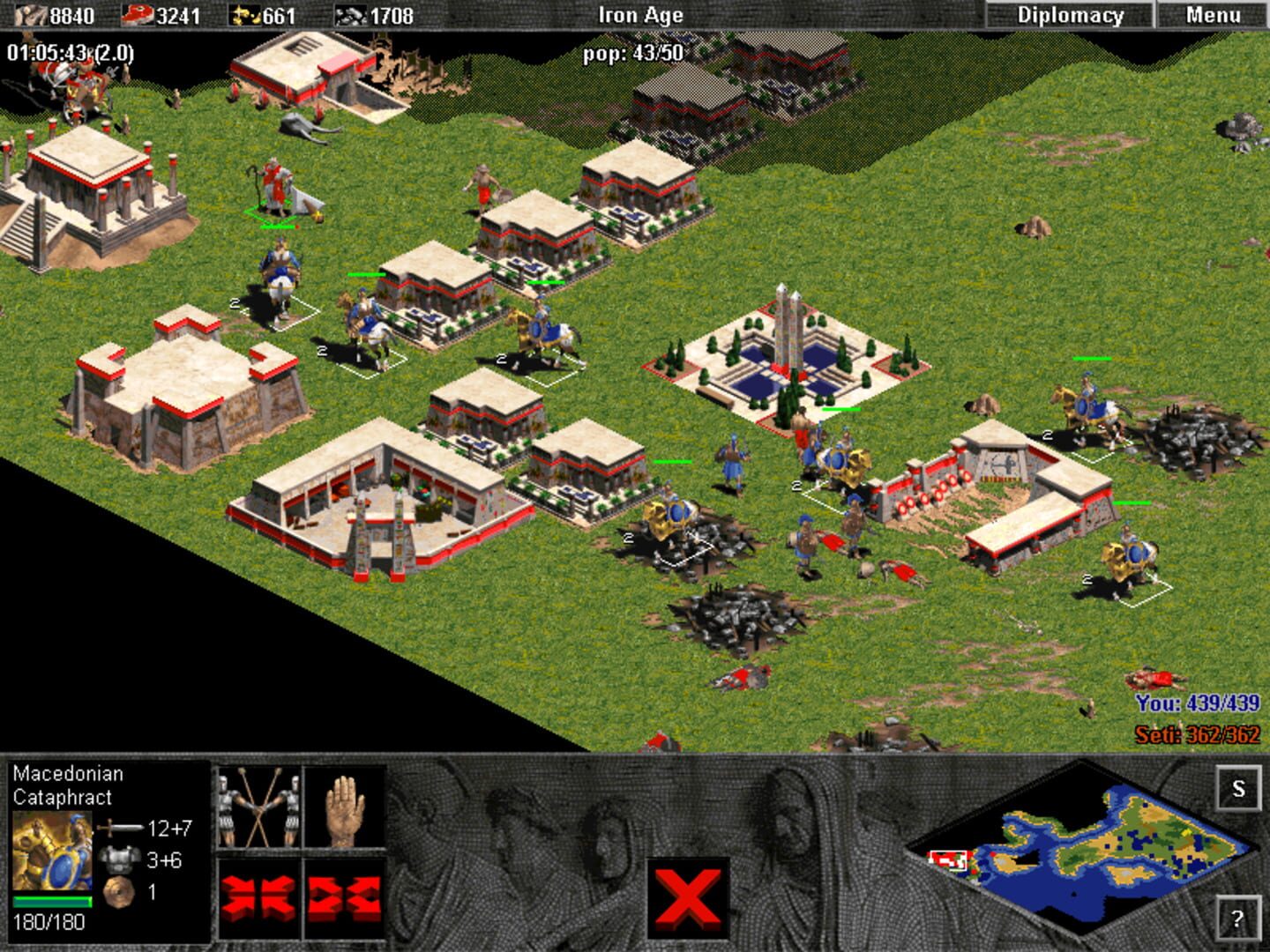 Captura de pantalla - Age of Empires: The Rise of Rome