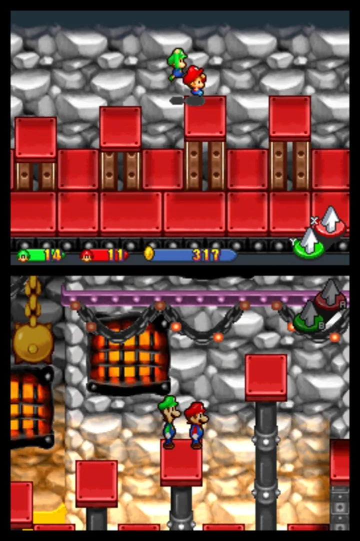 Captura de pantalla - Mario & Luigi: Partners in Time