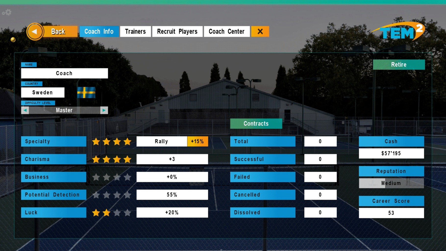 Tennis Elbow Manager 2 screenshot