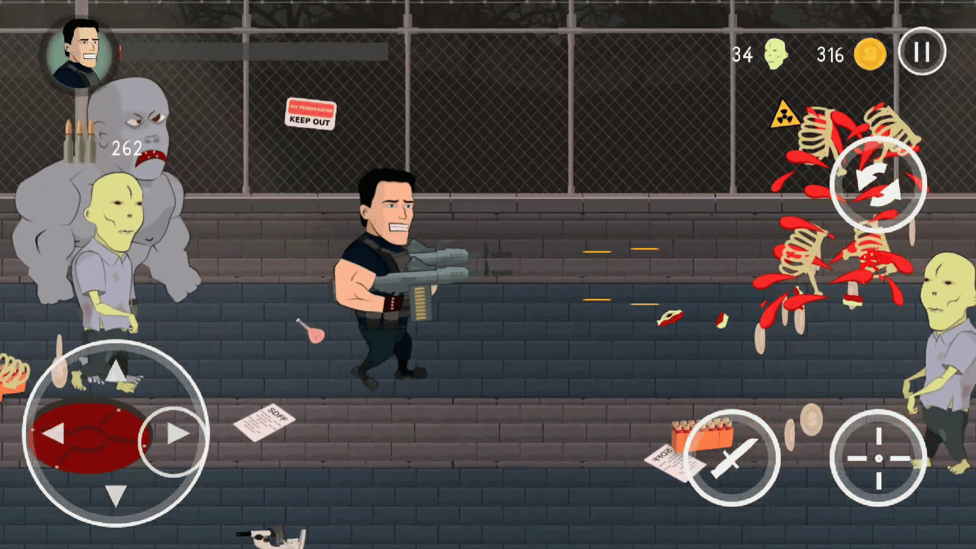 Guns and Blood: 2D Zombie Shooter Cover