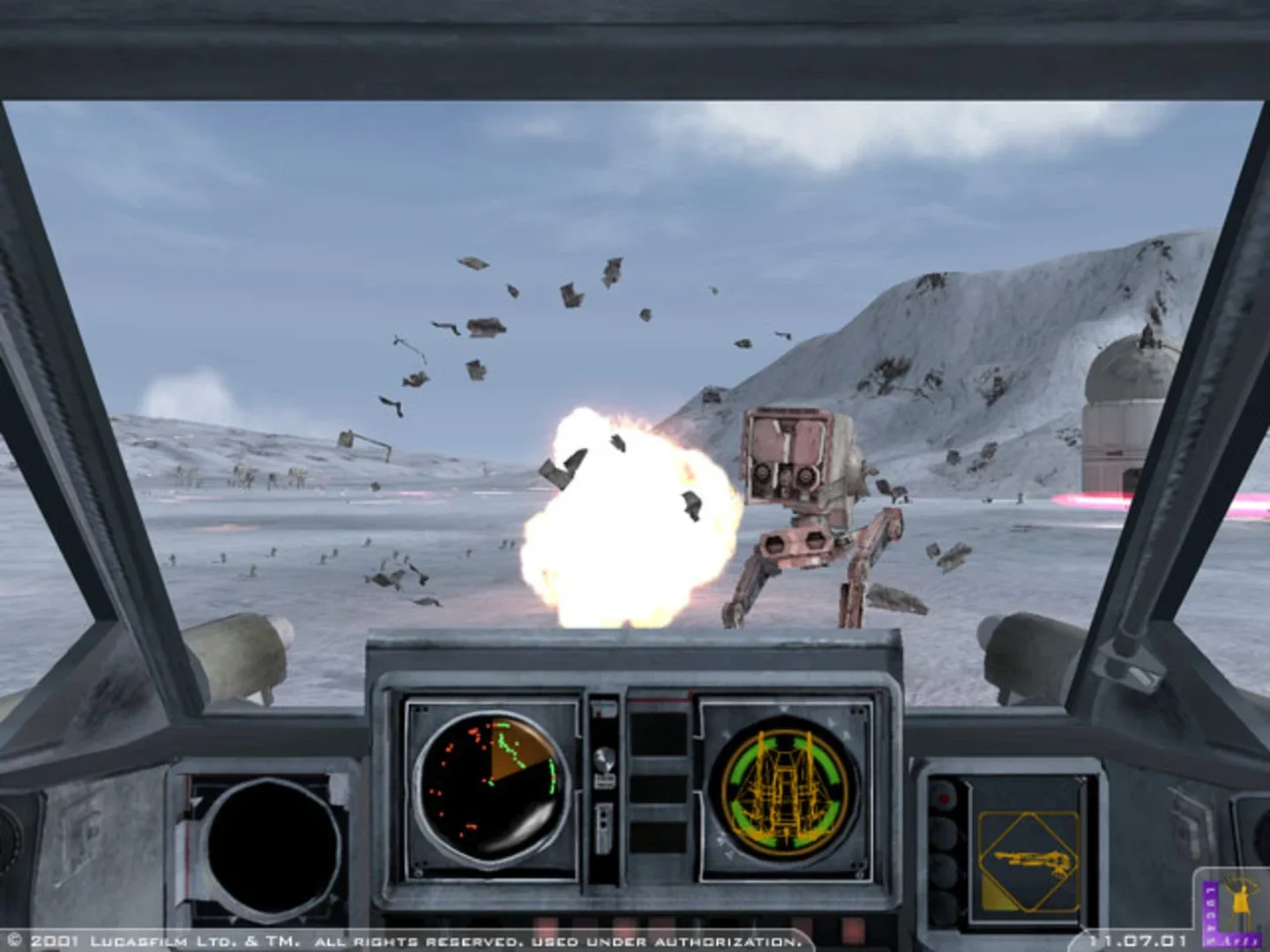 Captura de pantalla - Star Wars: Rogue Squadron II - Rogue Leader
