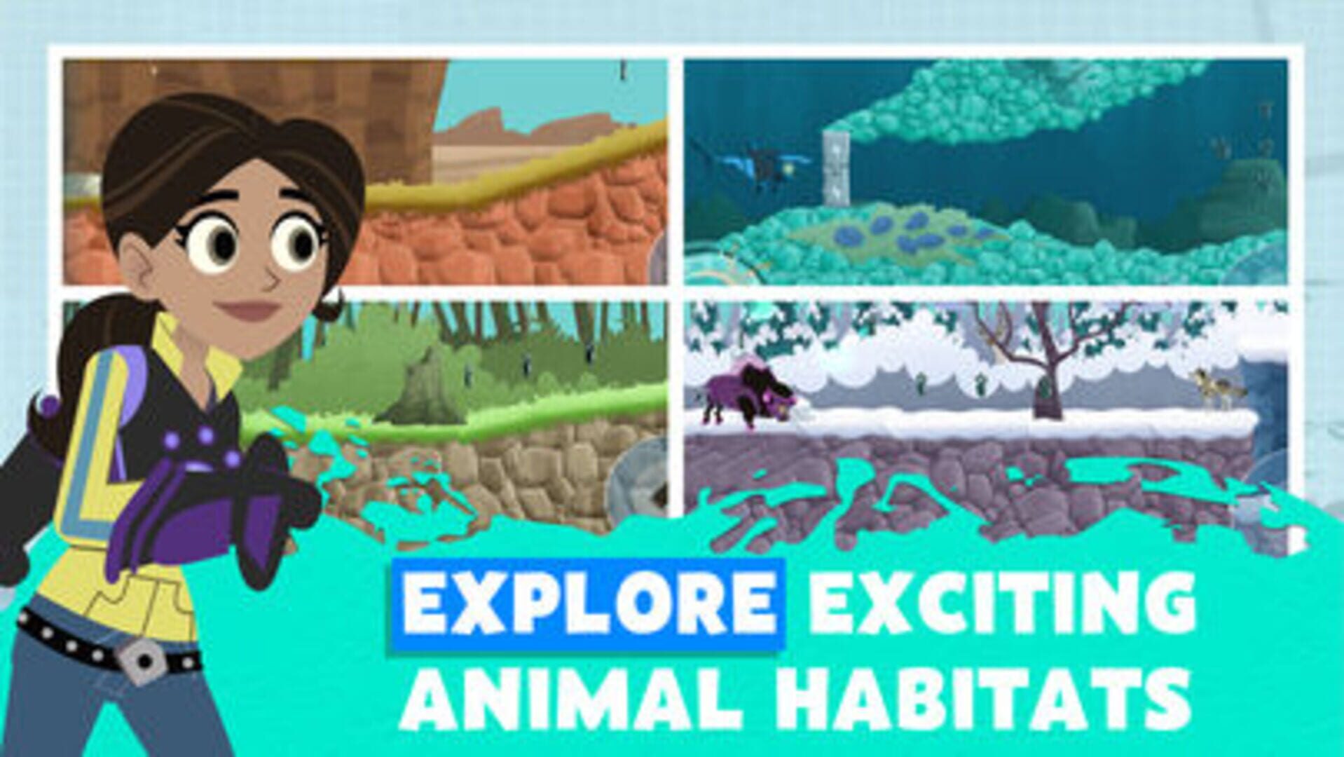 Wild Kratts Rescue Run - Screenshot