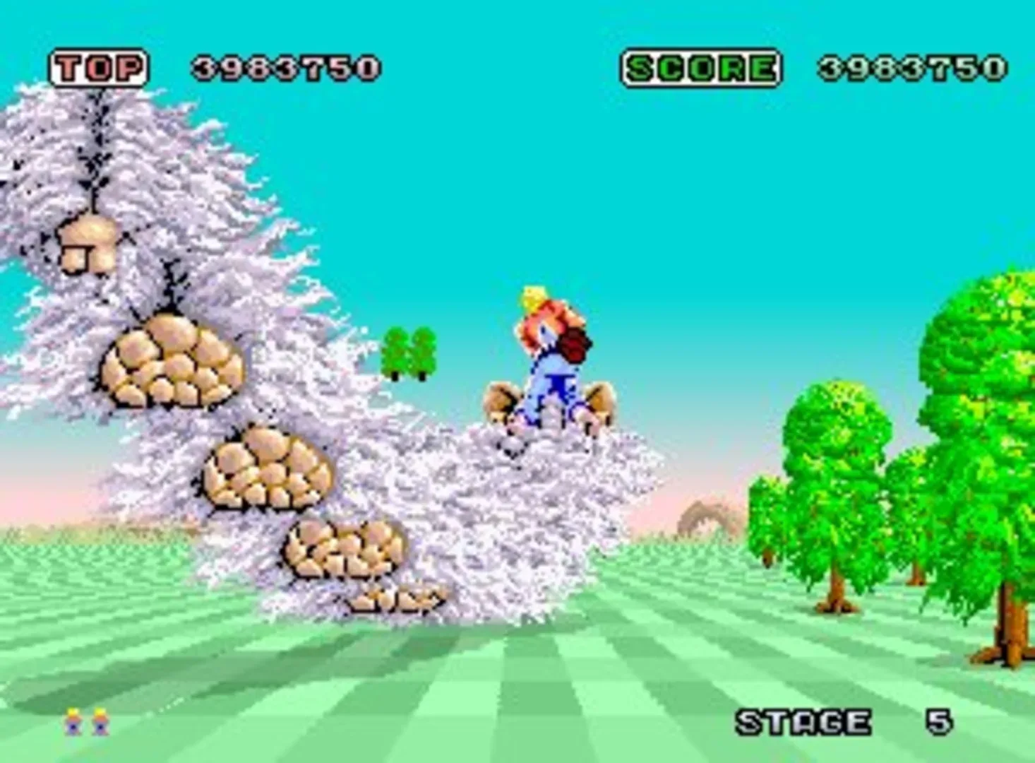 Captura de pantalla - Space Harrier