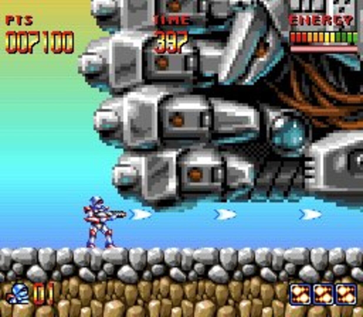 Super Turrican screenshot