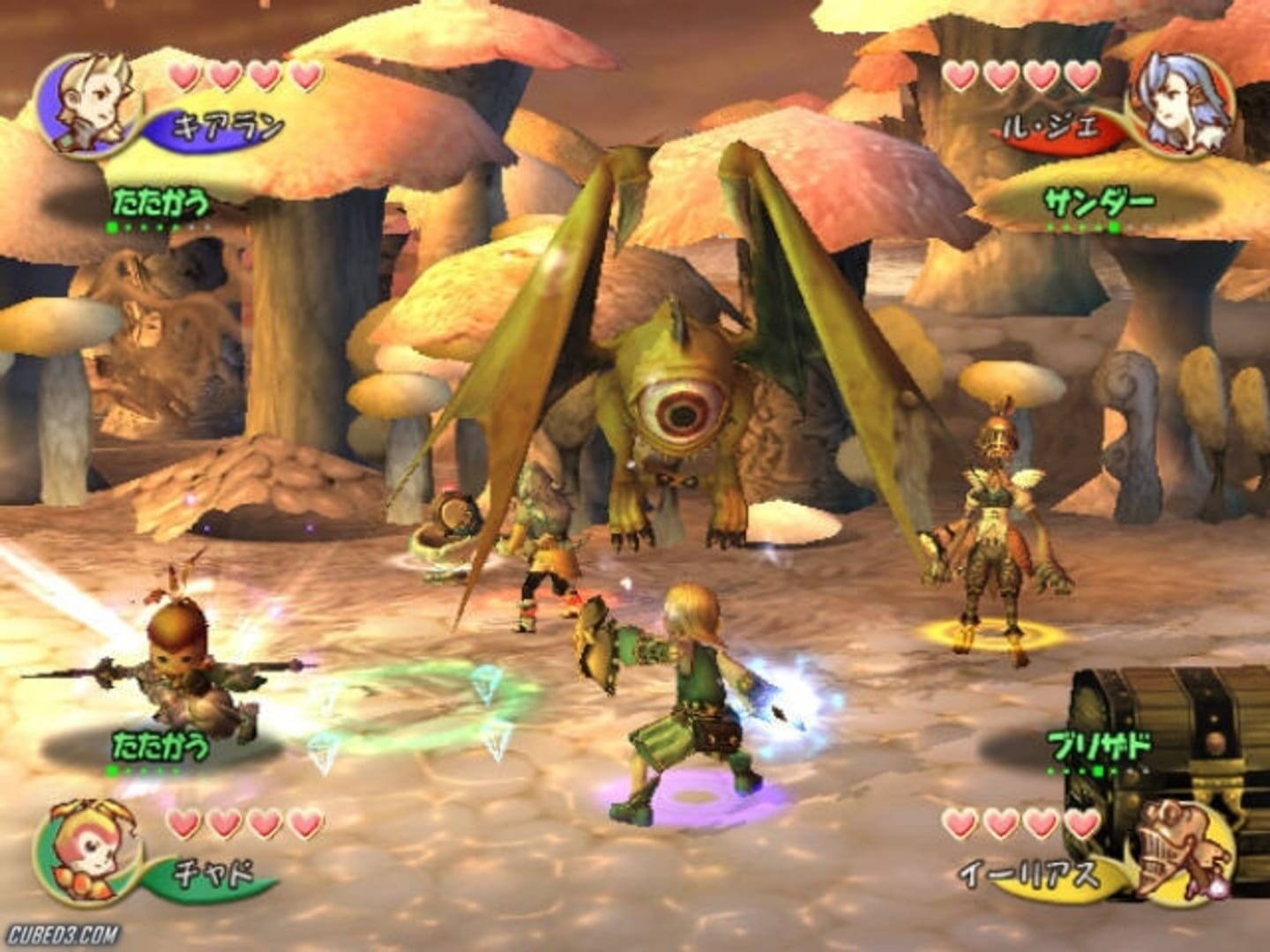 Captura de pantalla - Final Fantasy: Crystal Chronicles