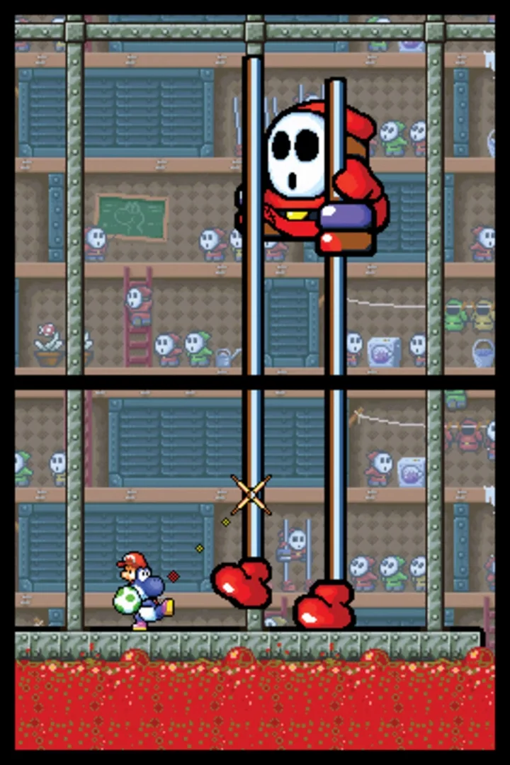 Captura de pantalla - Yoshi's Island DS