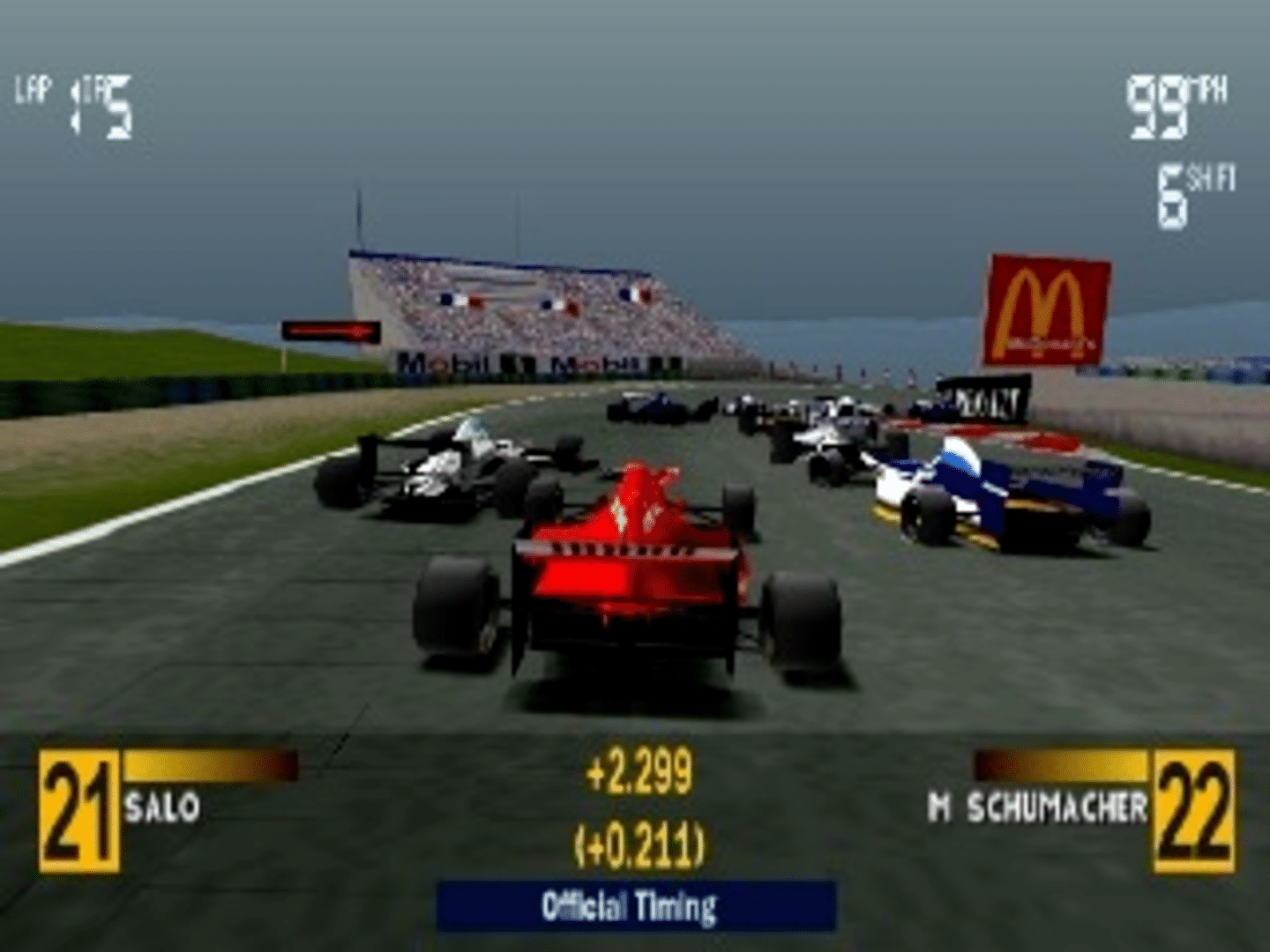 Formula 1 97 screenshot