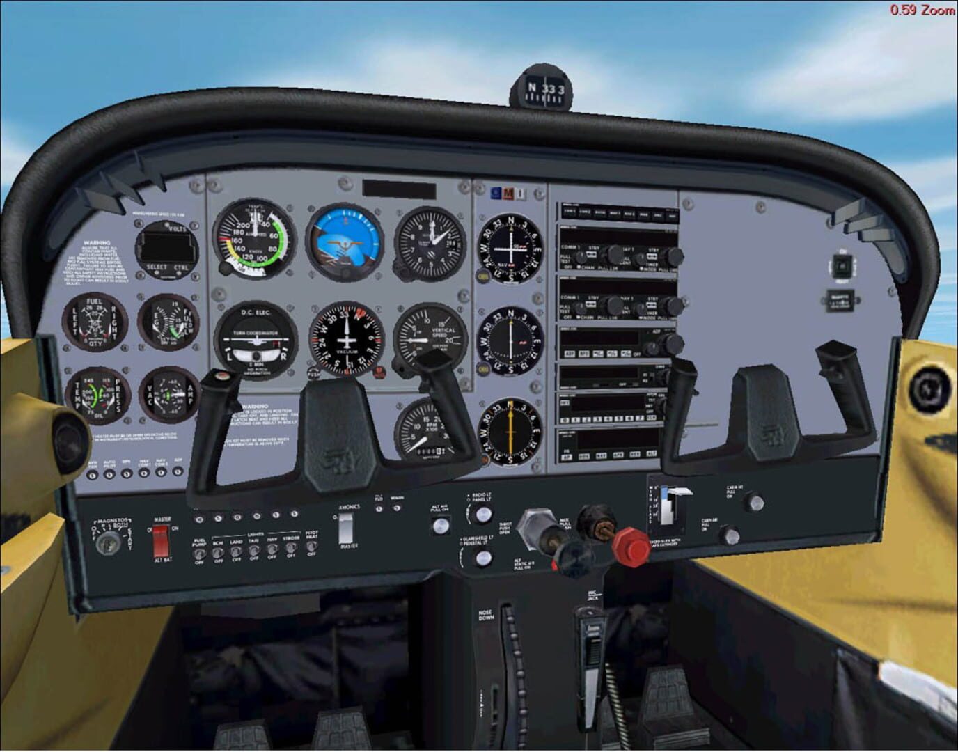 Captura de pantalla - Microsoft Flight Simulator 2002: Professional Edition