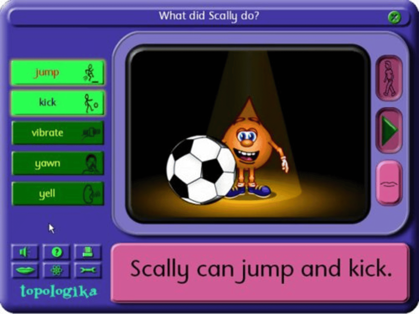 Scally's World: Verbs screenshot