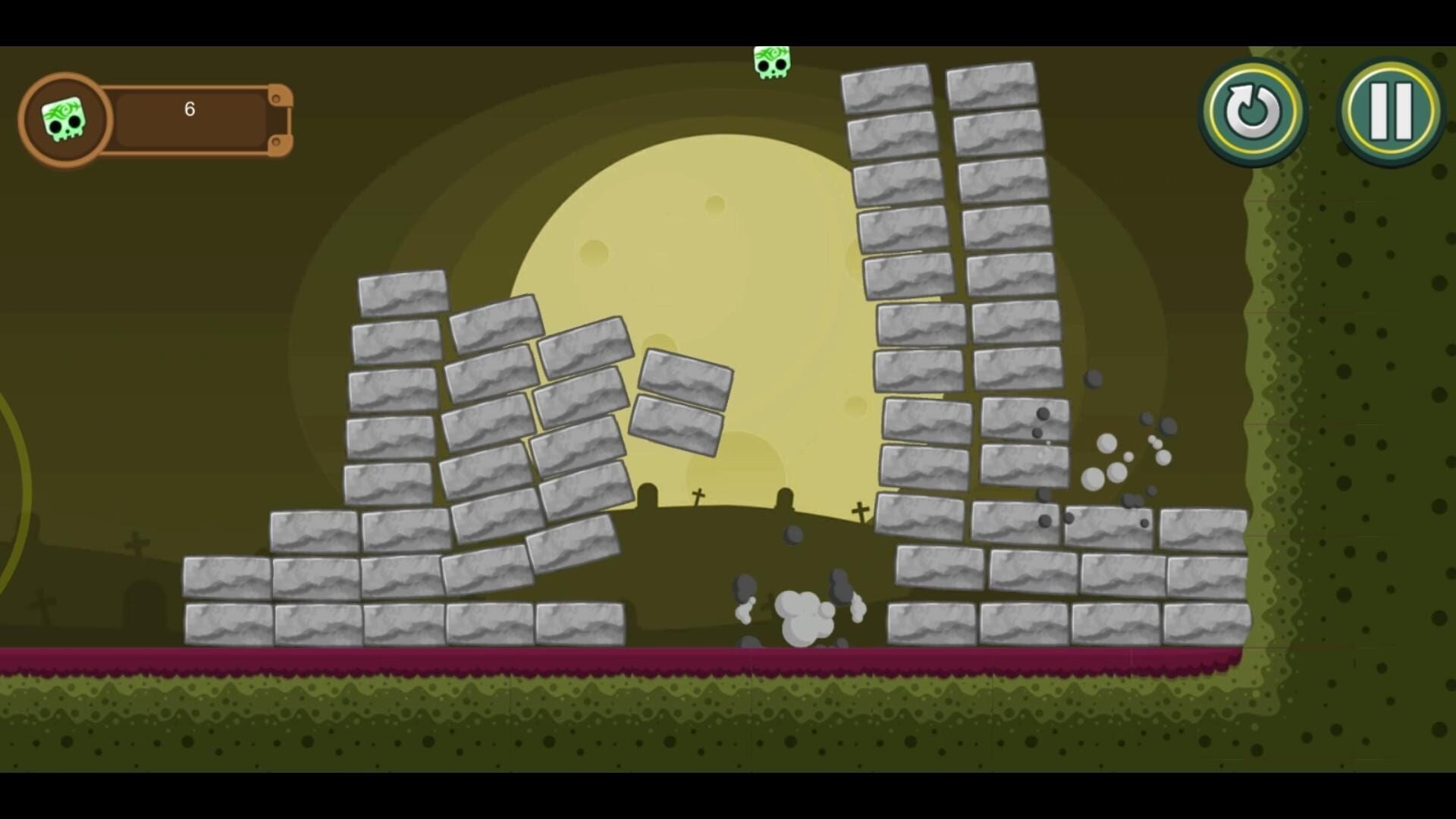 SlingSkull Zombies: Graveyard Shift - Screenshot