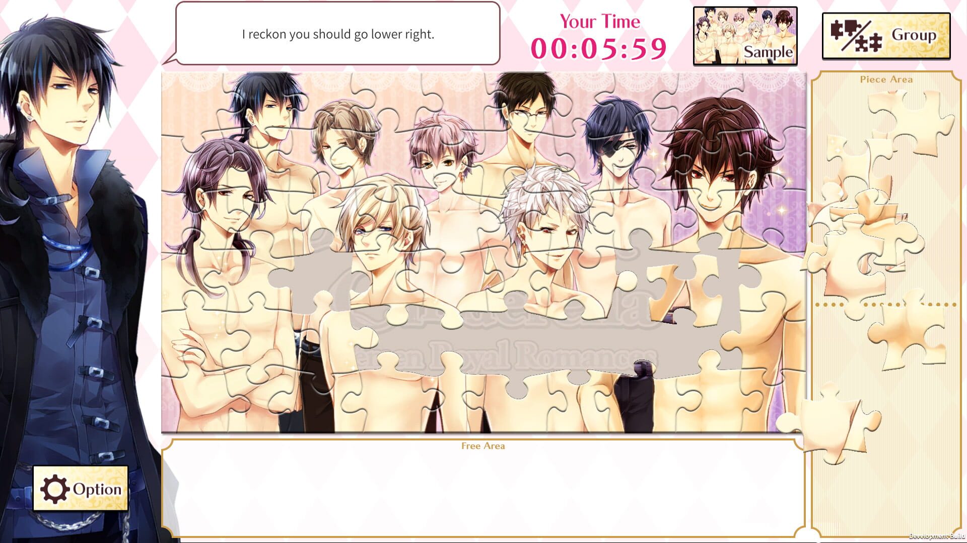 Otome Romance Jigsaws - Midnight Cinderella & Destined to Love - Screenshot