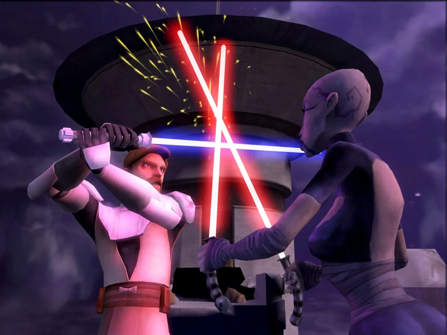 Captura de pantalla - Star Wars: The Clone Wars - Lightsaber Duels