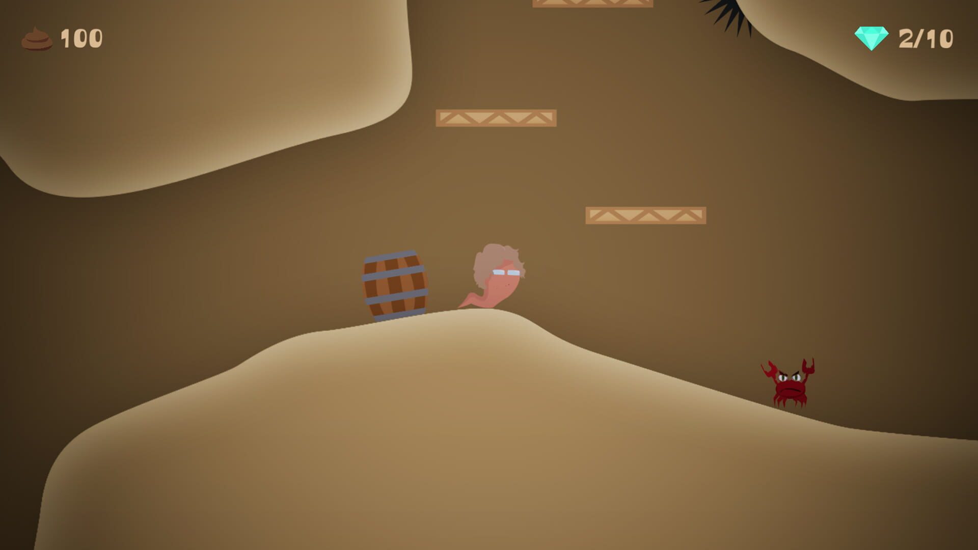 Roman the Worm - Screenshot