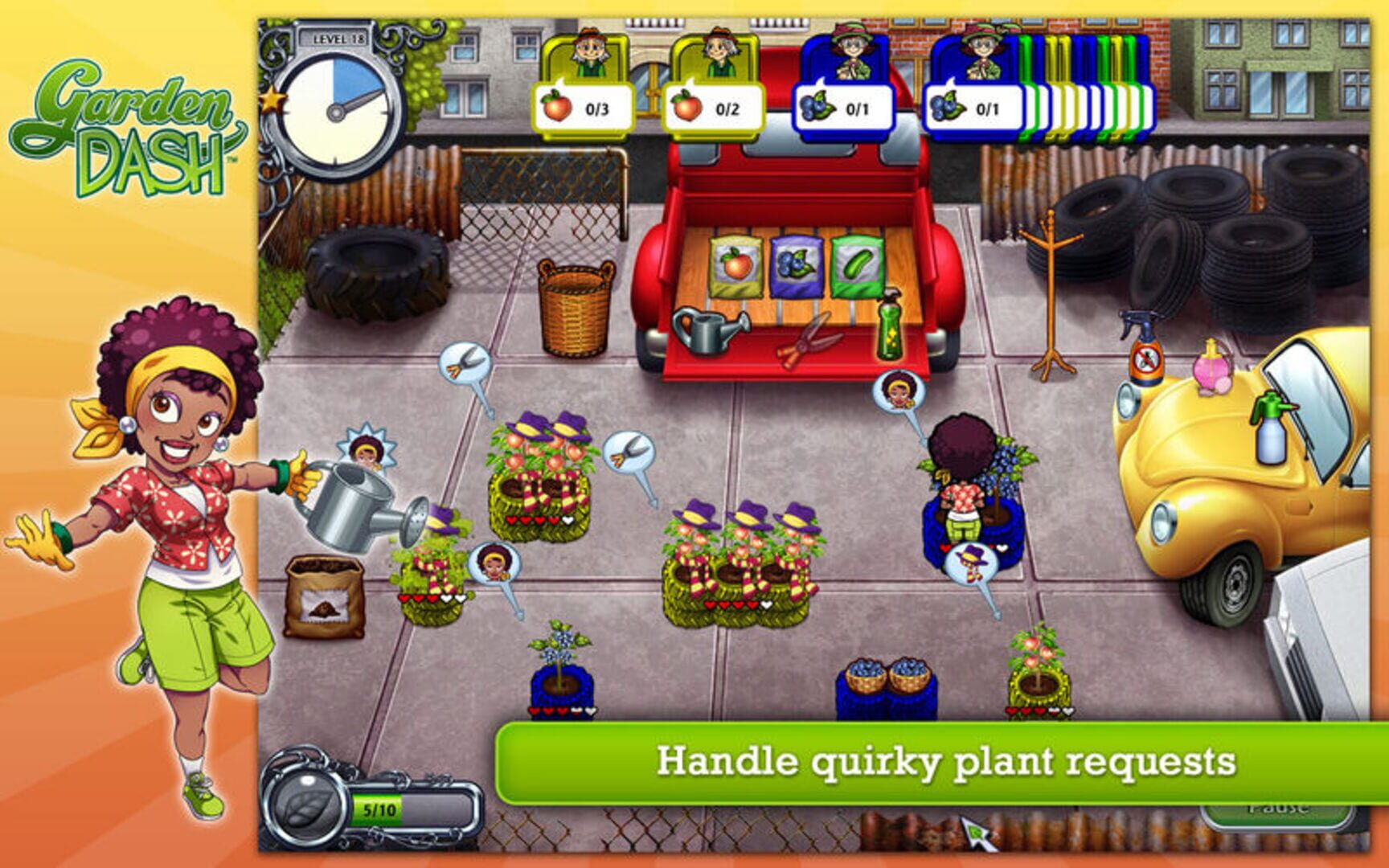 Garden Dash - Screenshot