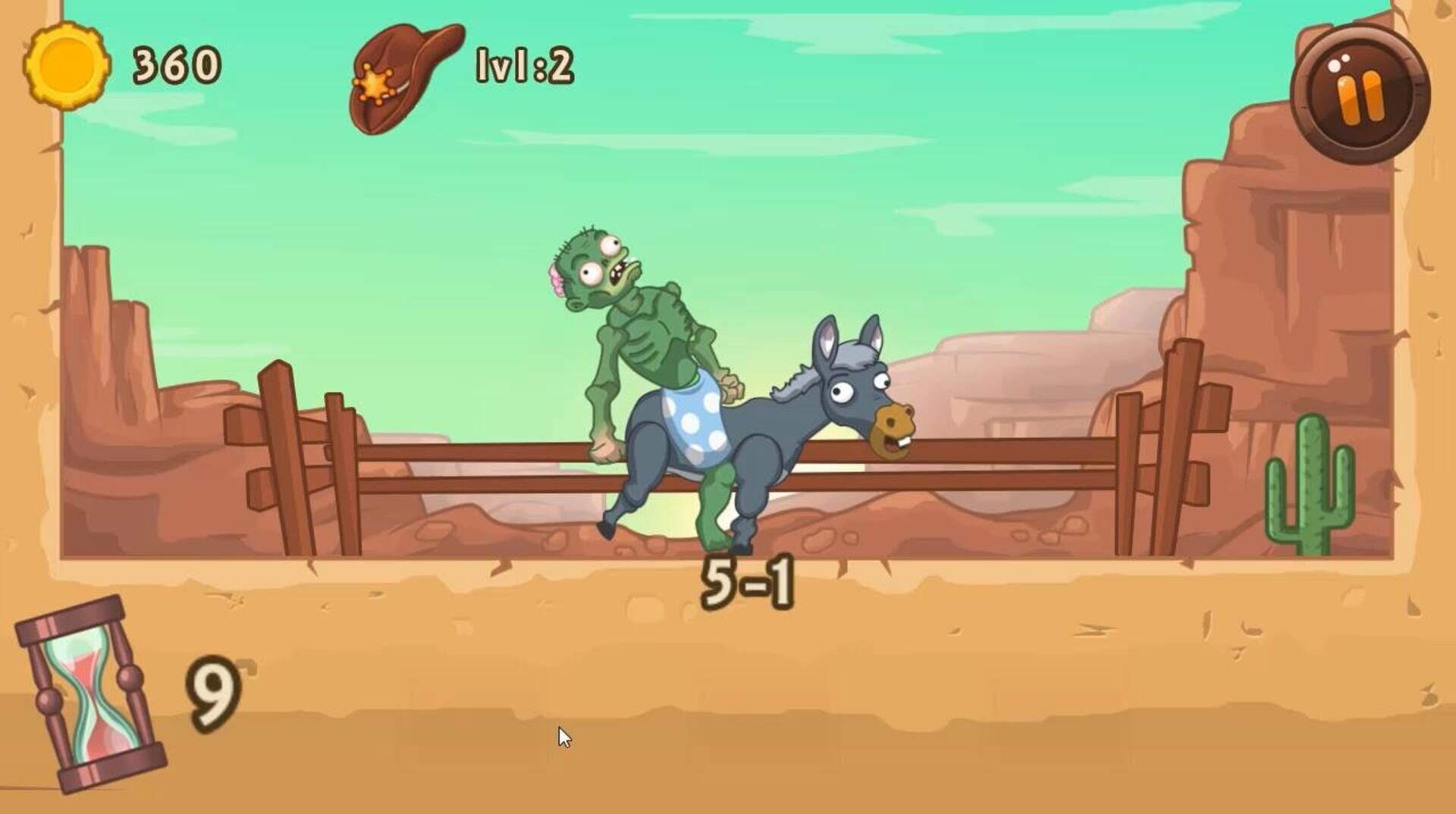 Cowboy zombie - Screenshot