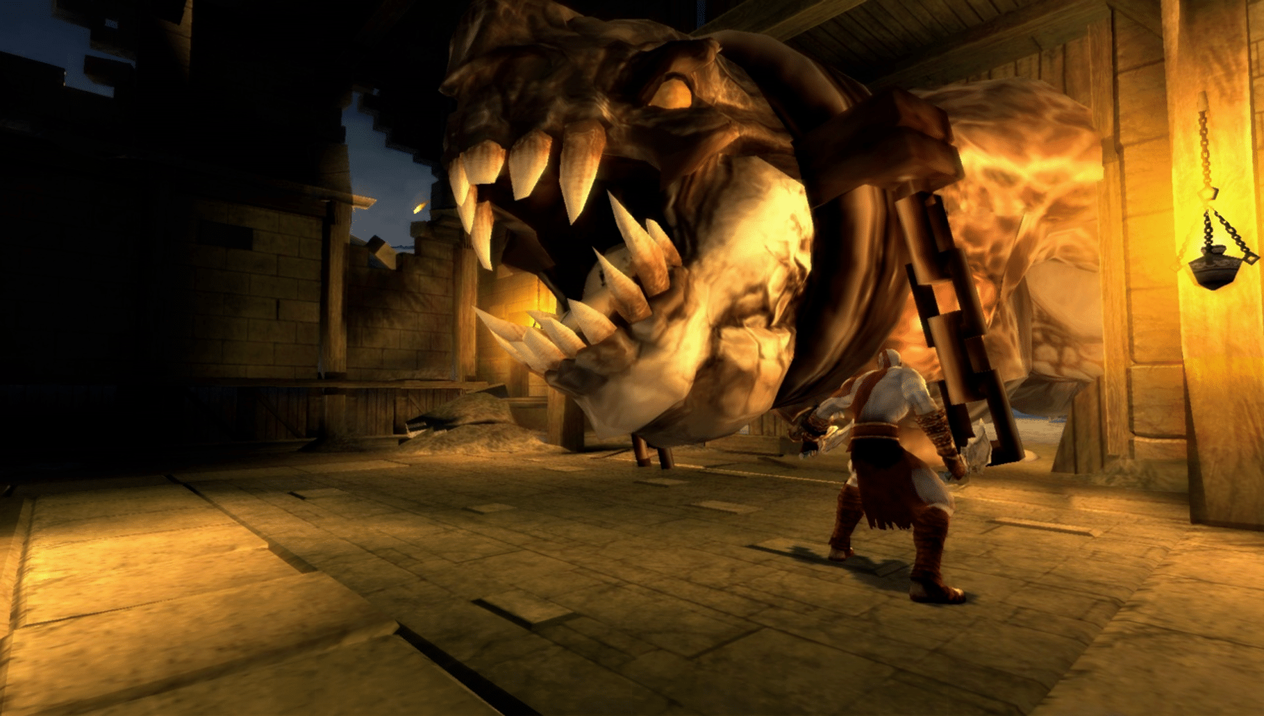 In God of War: Chains of Olympus (2008), the Blade of Chaos that