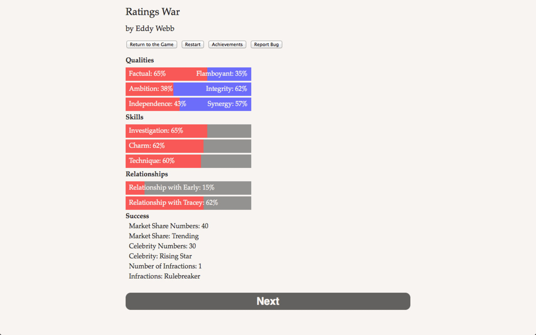 Ratings War screenshot