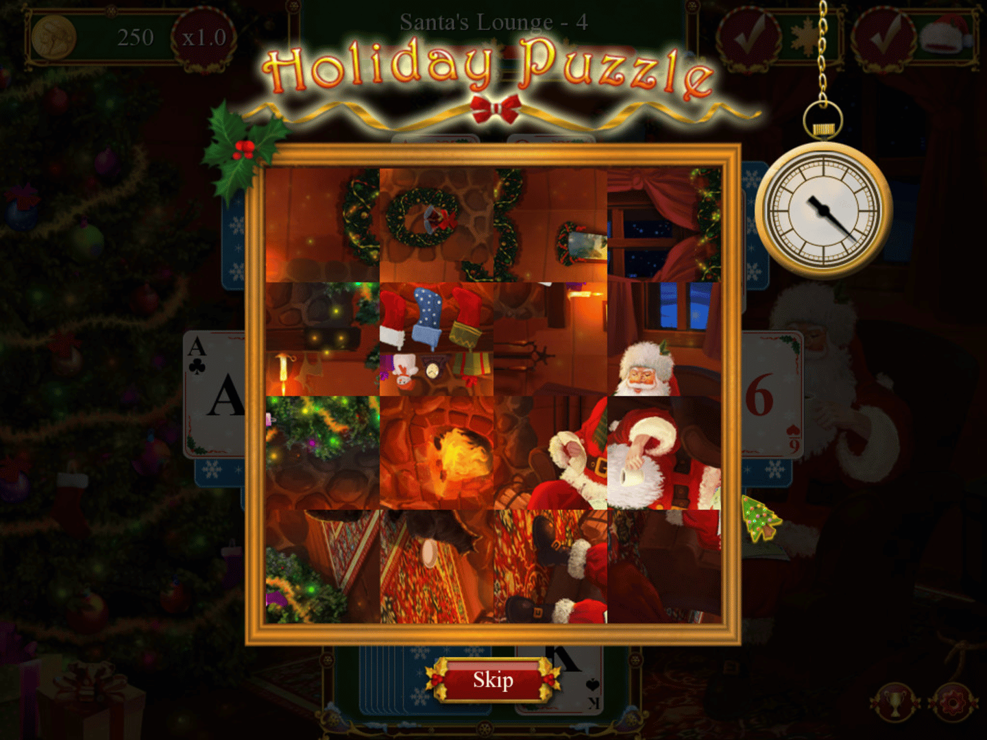 Santa's Christmas Solitaire screenshot