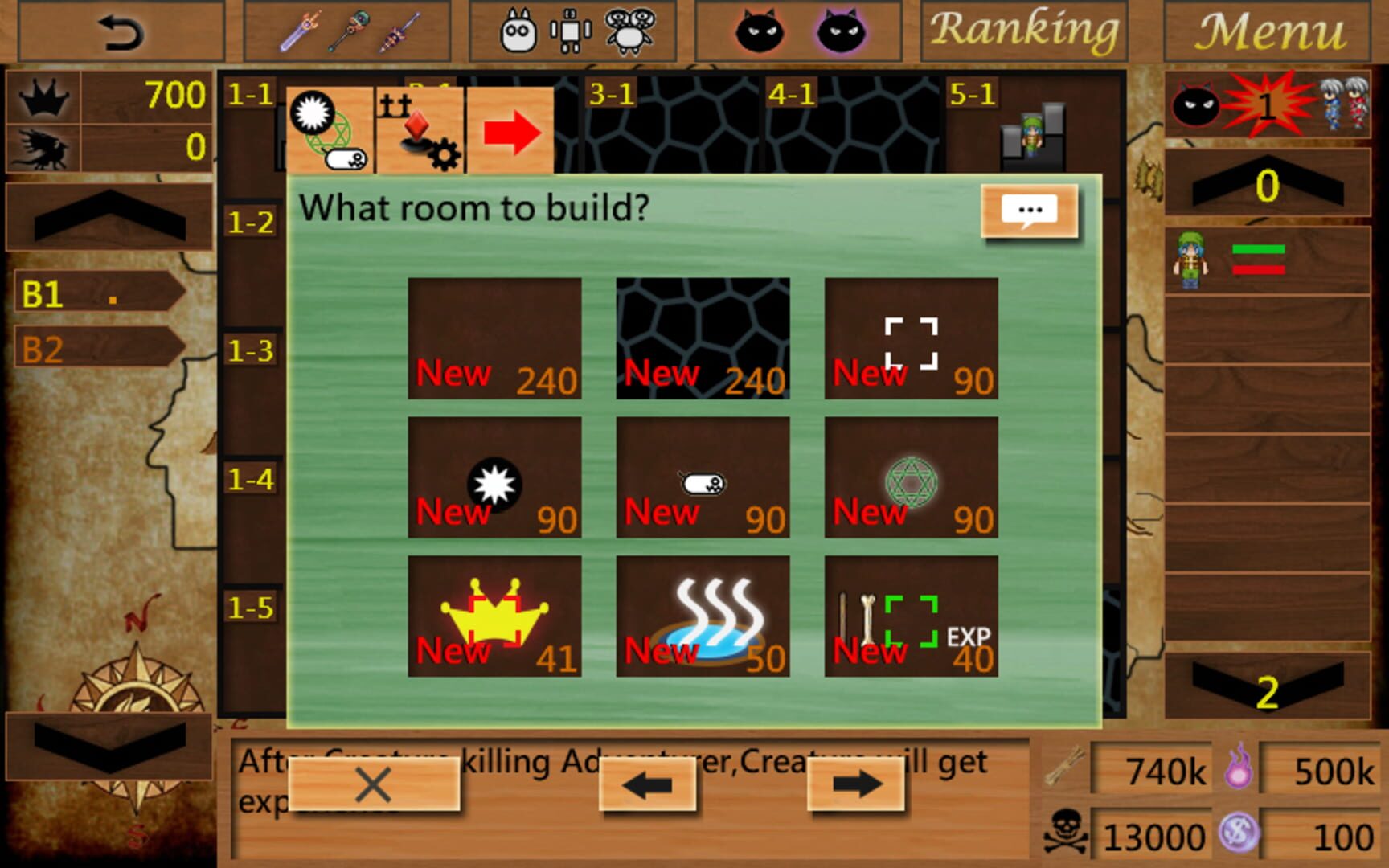 Dungeon Builder S - Screenshot