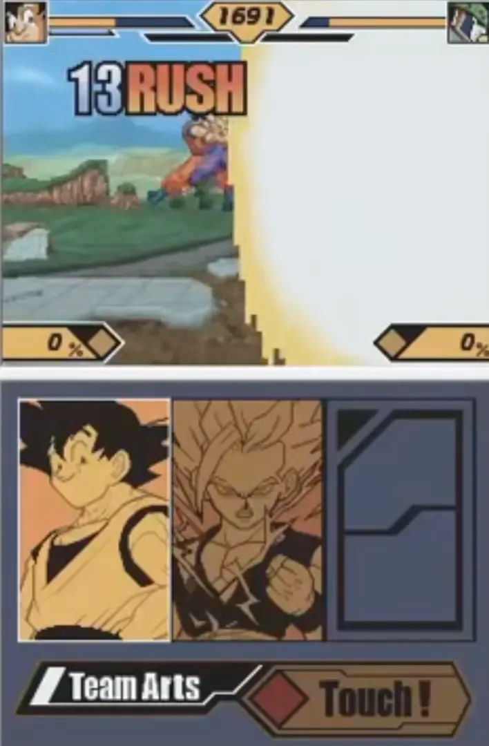 Captura de pantalla - Dragon Ball Z: Supersonic Warriors 2