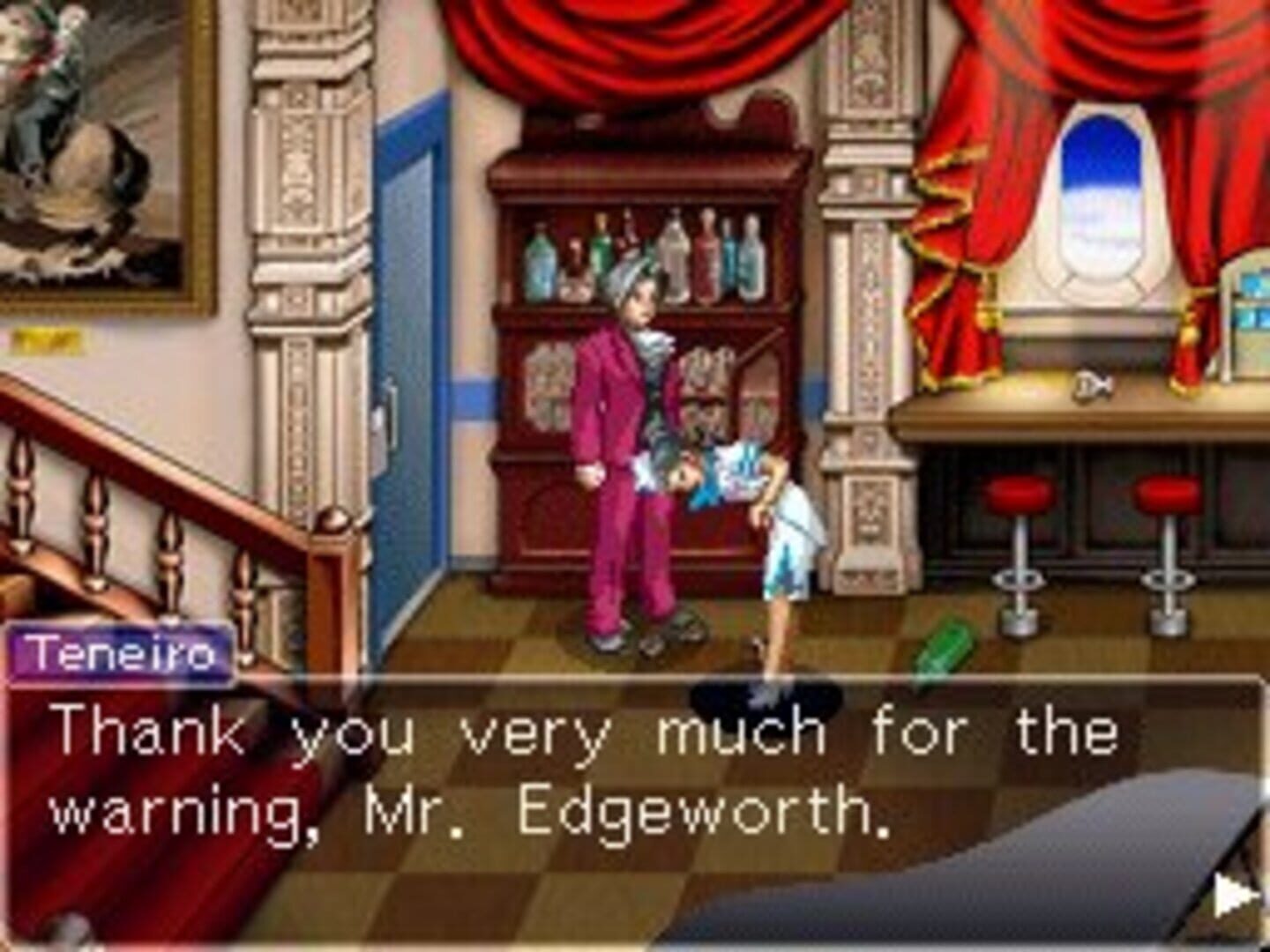 Captura de pantalla - Ace Attorney Investigations: Miles Edgeworth