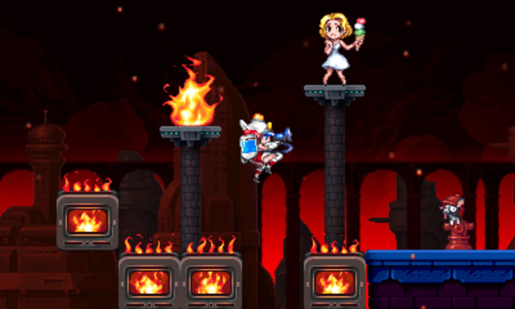 Captura de pantalla - Mighty Switch Force! 2