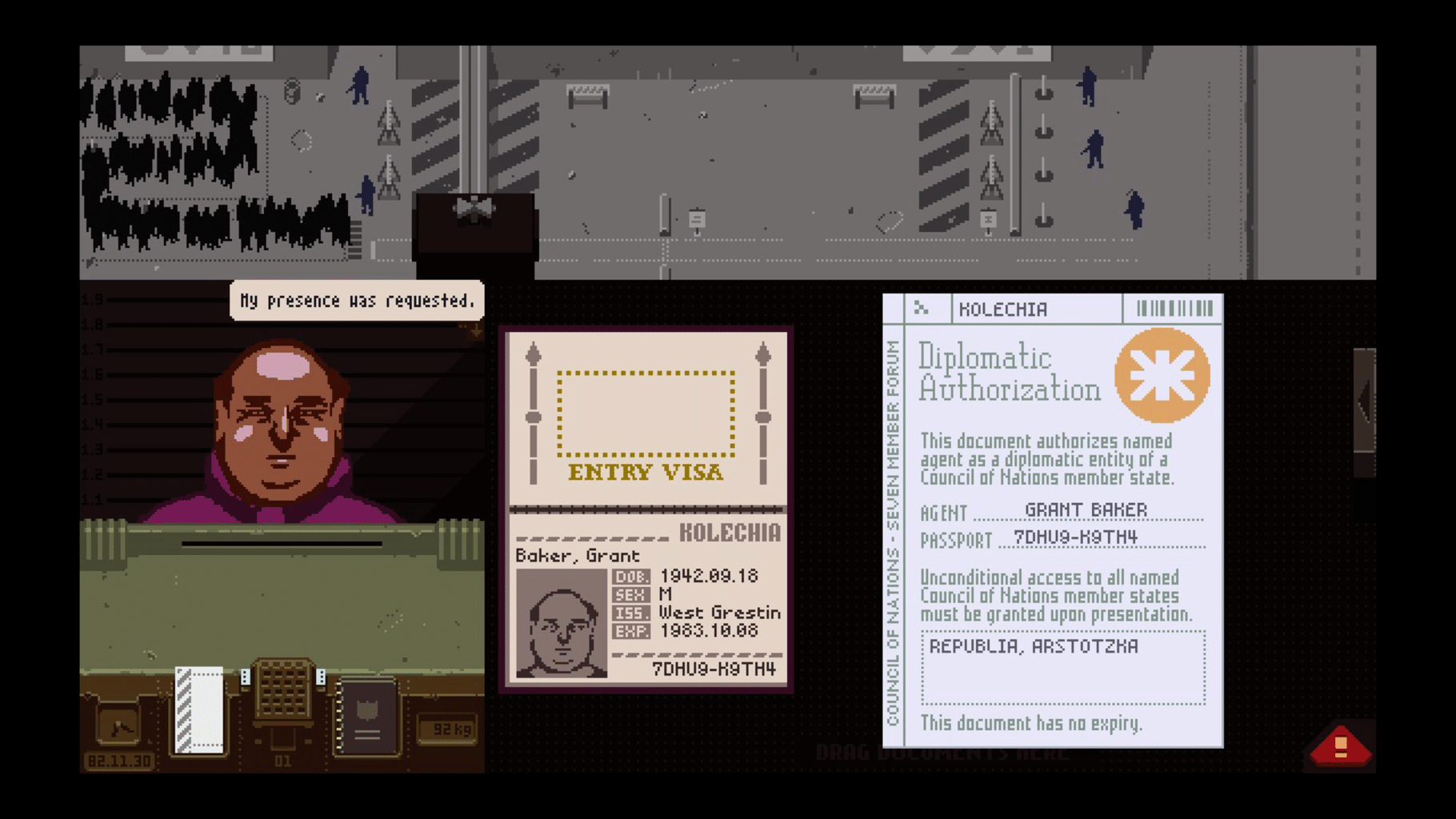 Papers, Please screenshot