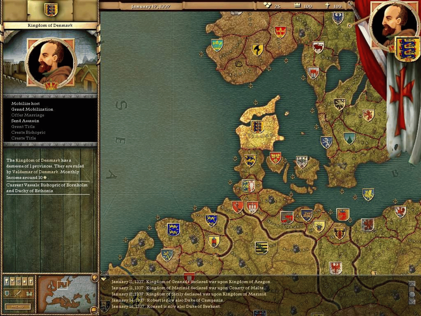 Crusader Kings screenshot