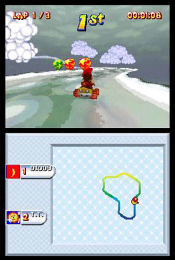 Captura de pantalla - Diddy Kong Racing DS