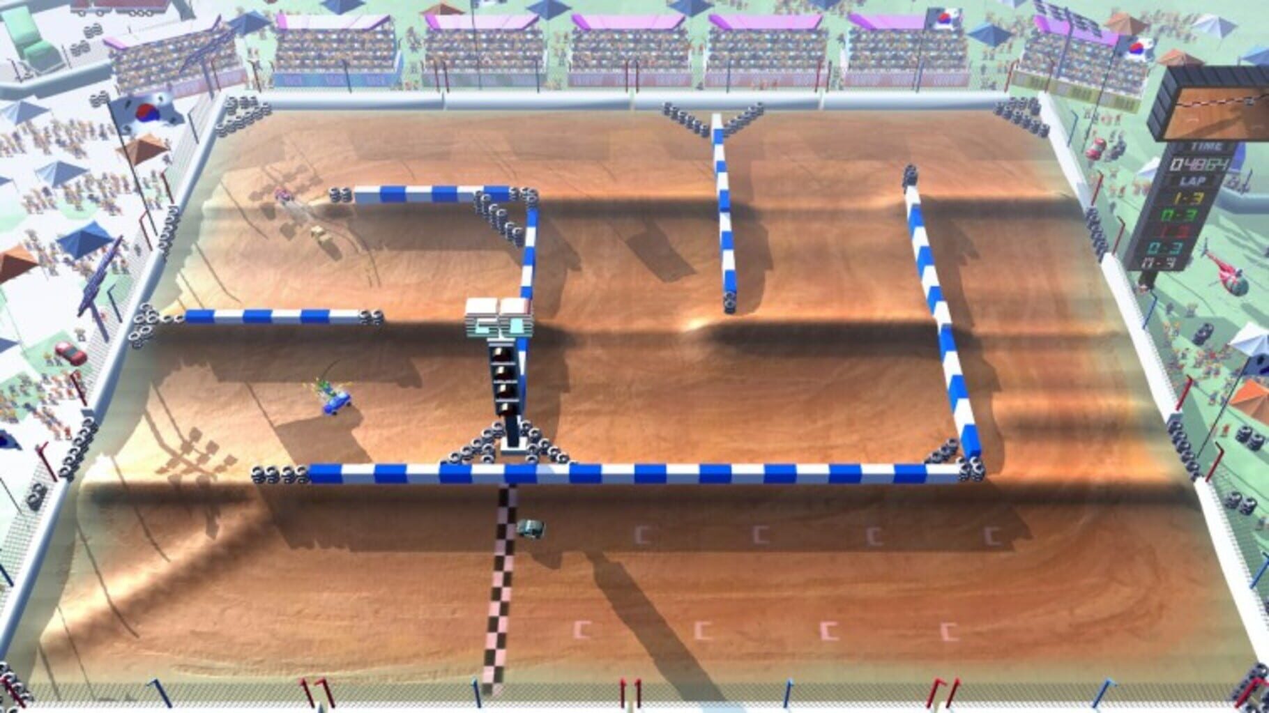 Captura de pantalla - Rock 'N Racing Off Road DX