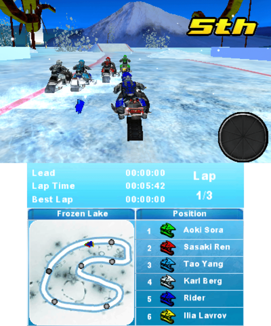 Snow Moto Racing 3D screenshot